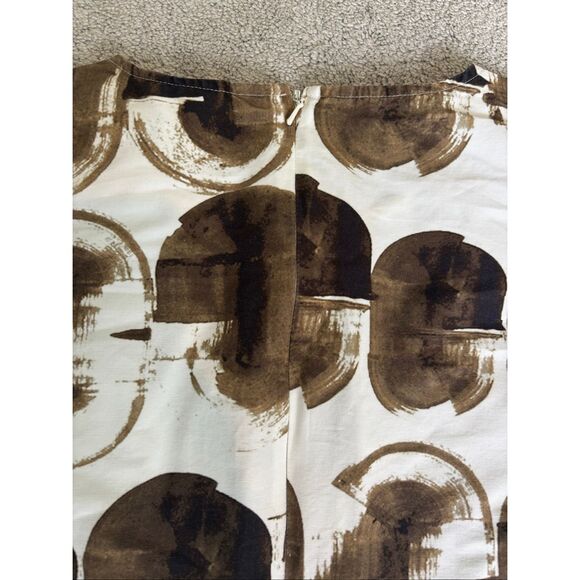 S’Max Mara brown/white A Line Dress Women's size 10, G1 - Picture 6 of 8